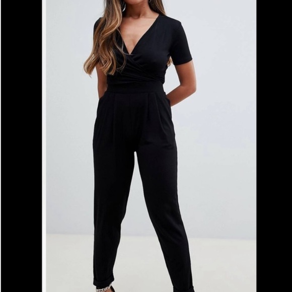 ASOS crossover open back jumpsuit - Picture 2 of 9